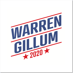 Elizabeth Warren and Andrew Gillum on the one ticket? Posters and Art